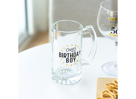 Birthday Boy Beer Glass