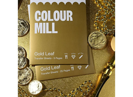 Colour Mill Gold Leaf 25 Sheets