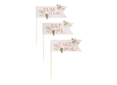 Let's ParTea Cupcake Toppers 12pk