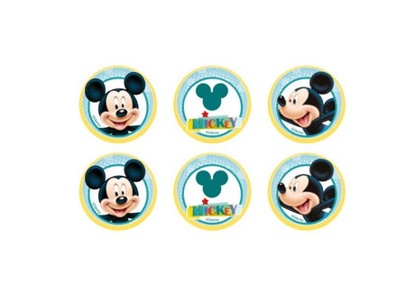 Edible Icing Cupcake Images - Mickey Mouse