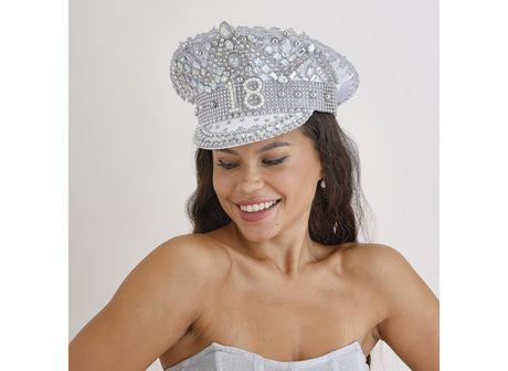 Rhinestone & Pearl Embellished 18th Birthday Hat