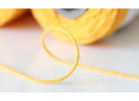 100% Cotton Bakers Twine - Solid Yellow