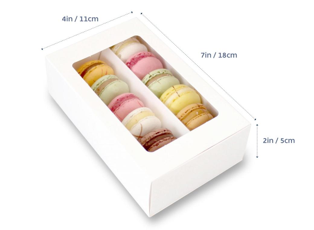 Window Macaron Box - 12 Macarons