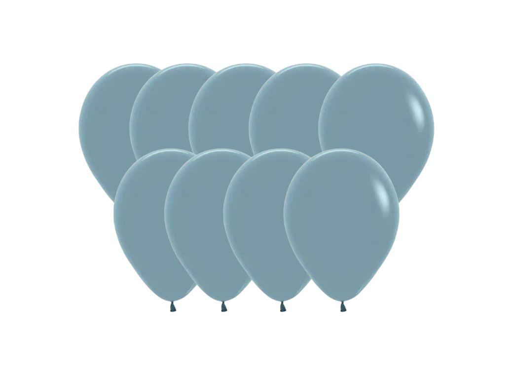 Dusk Blue 12cm Balloons 50pk