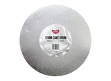 12MM Silver Cake Drum 18"