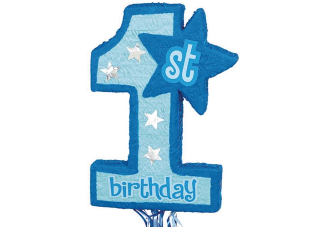 1st Birthday Pinata - Blue