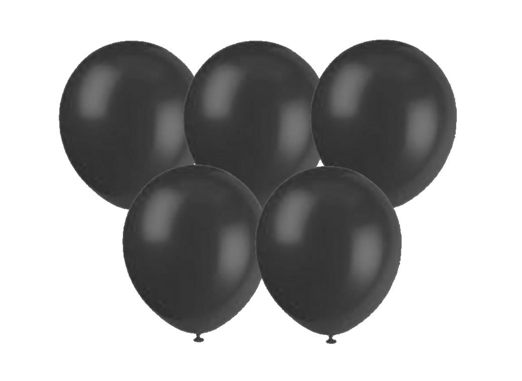 Black Balloons 25pk