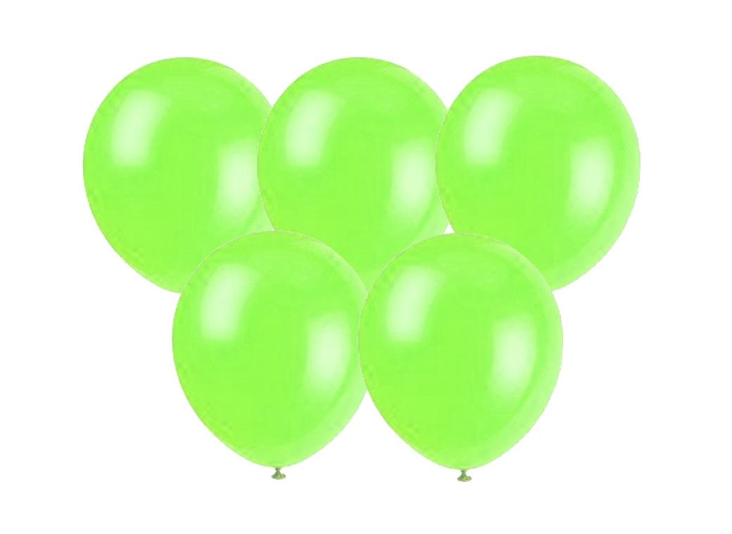 25PK Balloons - Lime Green