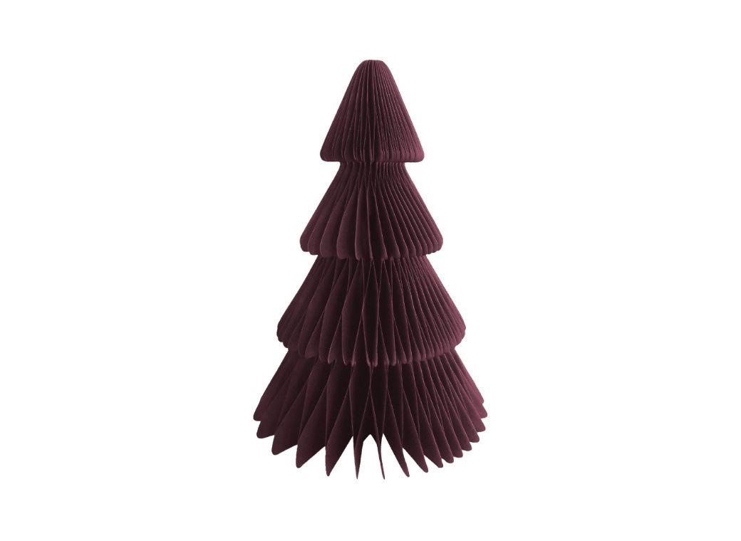 20cm Christmas Honeycomb Tree Red