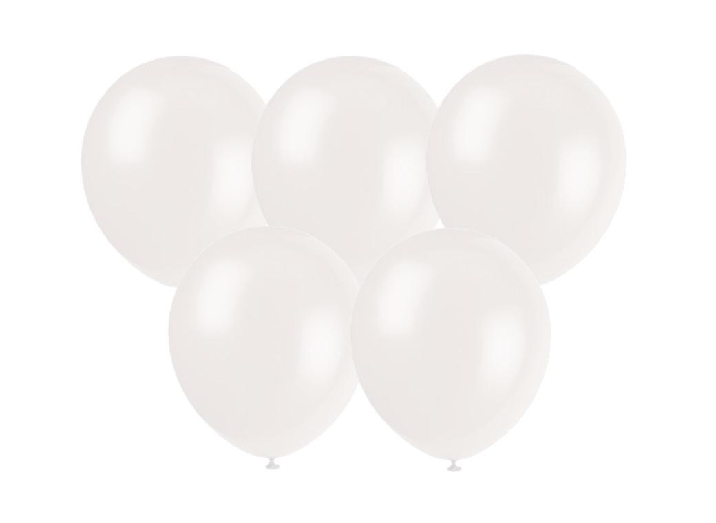 25pk Balloons - Standard White