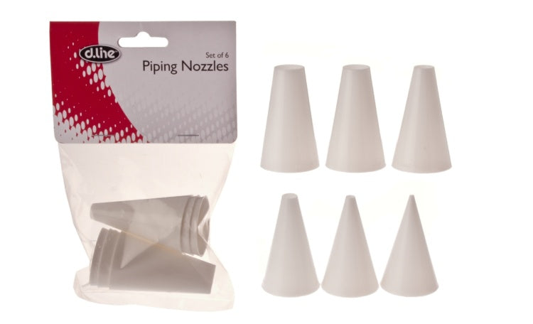 Plastic Piping Nozzle Set - Round