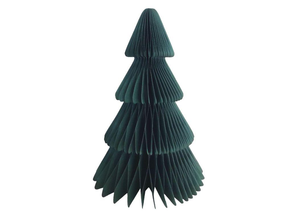 35cm Christmas Honeycomb Tree Green