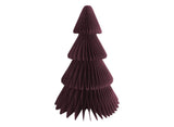 35cm Christmas Honeycomb Tree Red