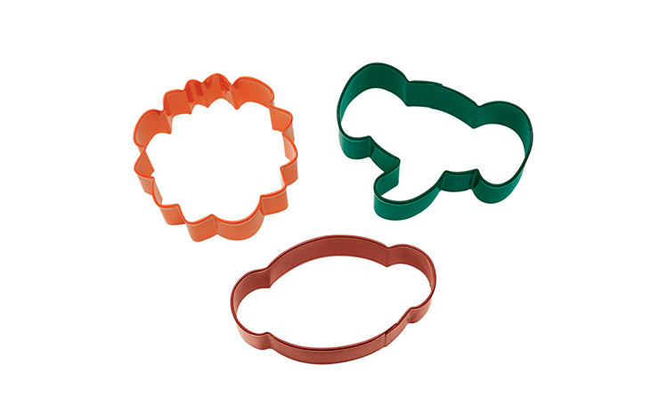 Wilton 3pc Jungle Pals Cookie Cutter Set