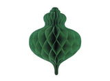 40cm Christmas Honeycomb Bauble Green