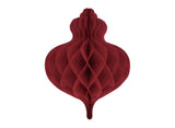 40cm Christmas Honeycomb Bauble Red