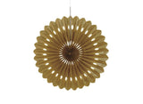 Decorative Fan 40cm - Gold