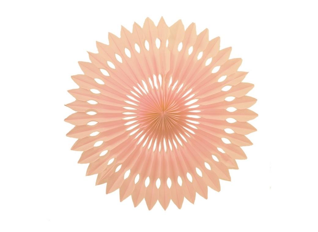 Decorative Fan 40cm - Peach