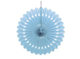 Decorative Fan 40cm - Pale Blue