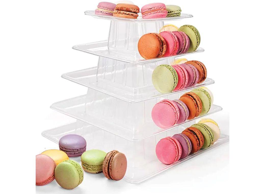 5 Tier Square Macaron Stand