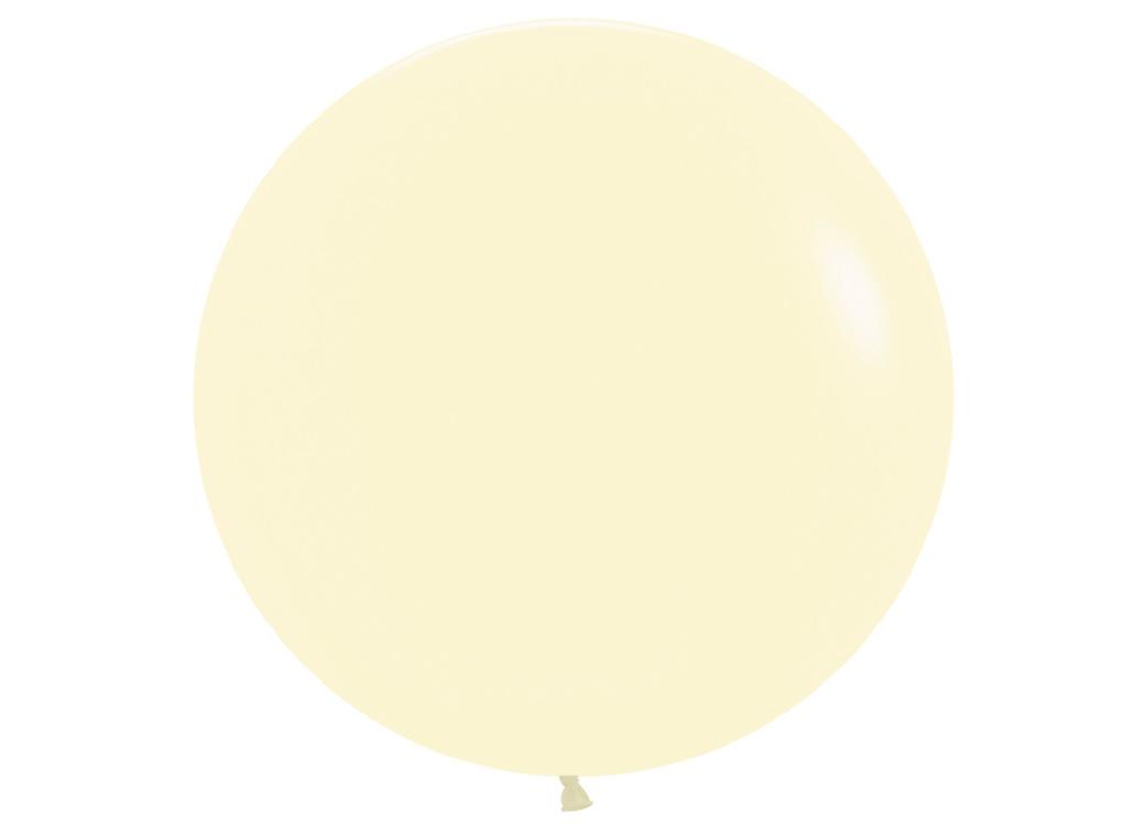 60cm Balloon - Matte Yellow