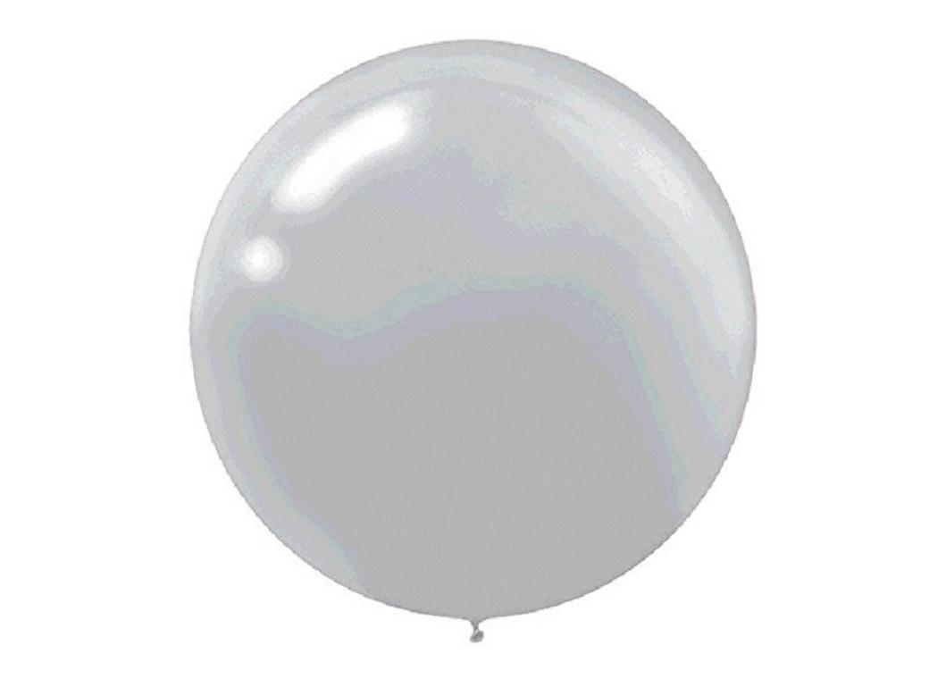 60cm Balloon - Metallic Silver