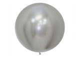 60cm Balloon - Reflex Silver