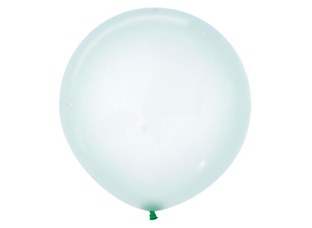 60cm Crystal Balloon - Pastel Green