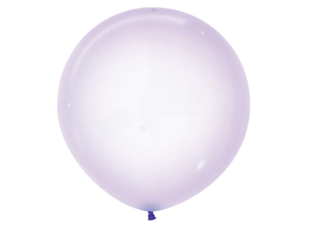 60cm Crystal Balloon - Pastel Lilac