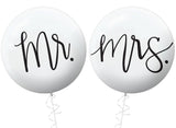 60cm Balloons - Mr & Mrs