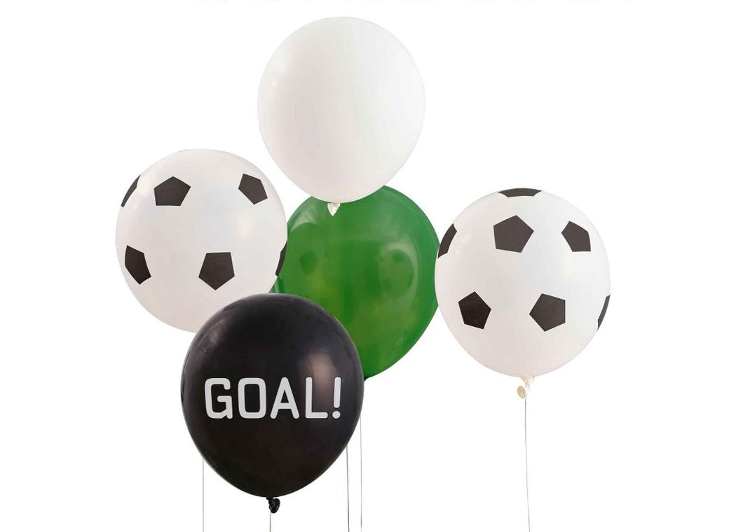 Kick Off Party Balloons 5pk