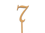 Wooden Number - 7