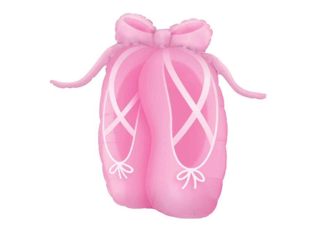 Ballerina Slippers Foil Balloon