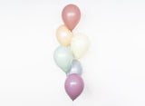 Plain Balloon Mix - Vintage Rainbow