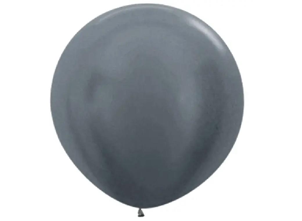 Jumbo Balloon - Graphite Silver