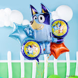 Bluey Foil Balloon Bouquet