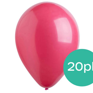 Solid Colour 30cm Balloons - Bulk