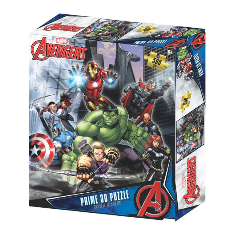 Marvel Avengers 500 Piece Lenticular Puzzle