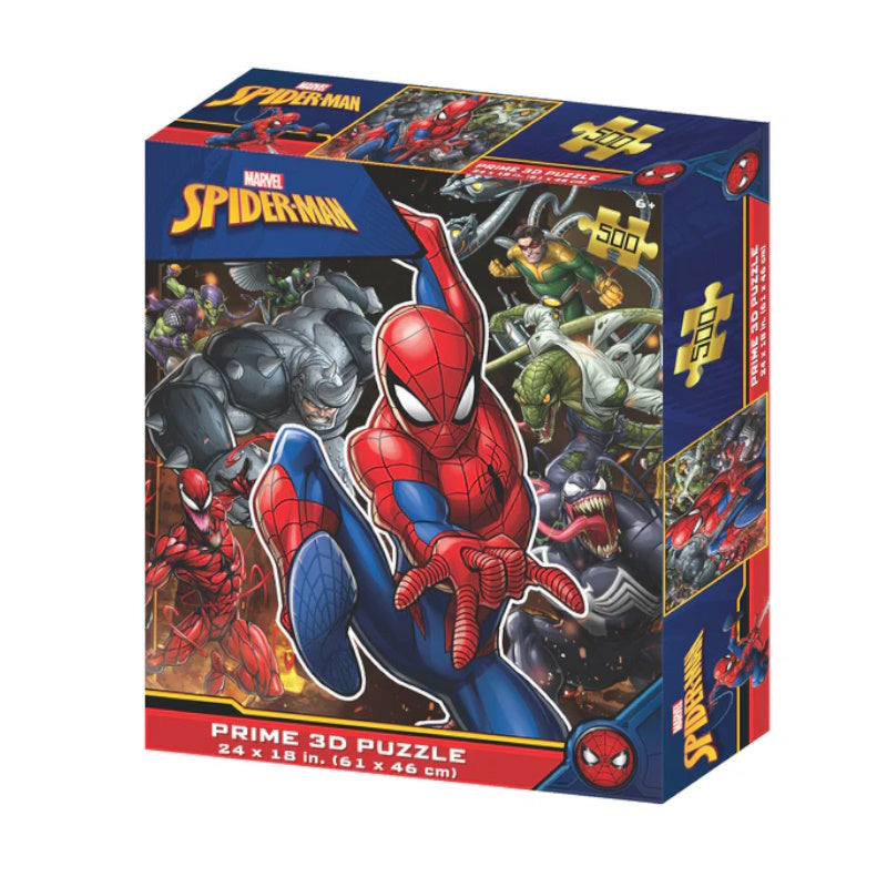 Marvel Spiderman 500 Piece Lenticular Puzzle