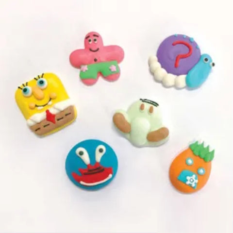 Sugar Icing Decorations 6pk - SpongeBob