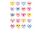 Edible Icing Image - Valentine's Sweet Hearts