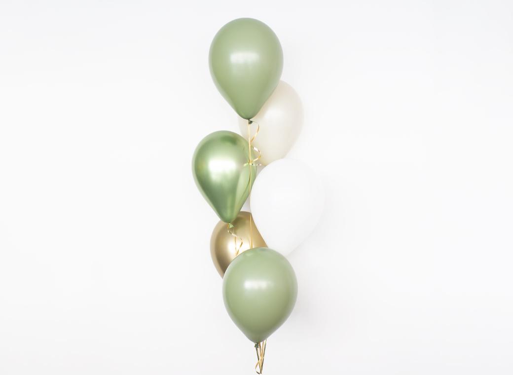 Plain Balloon Mix - Botanical 6pk