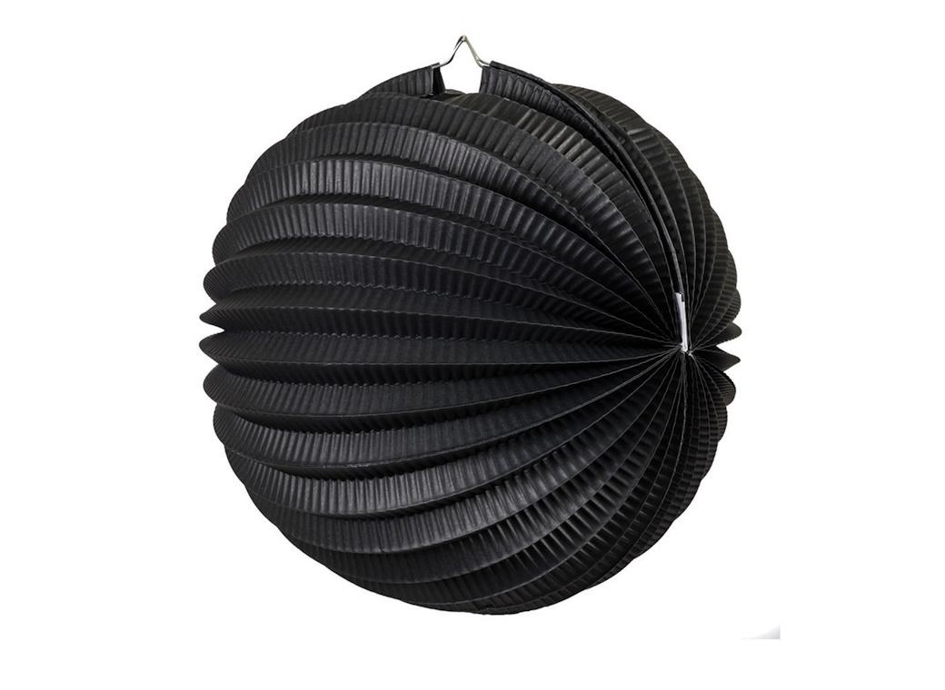 Accordion Lantern 25cm - Black