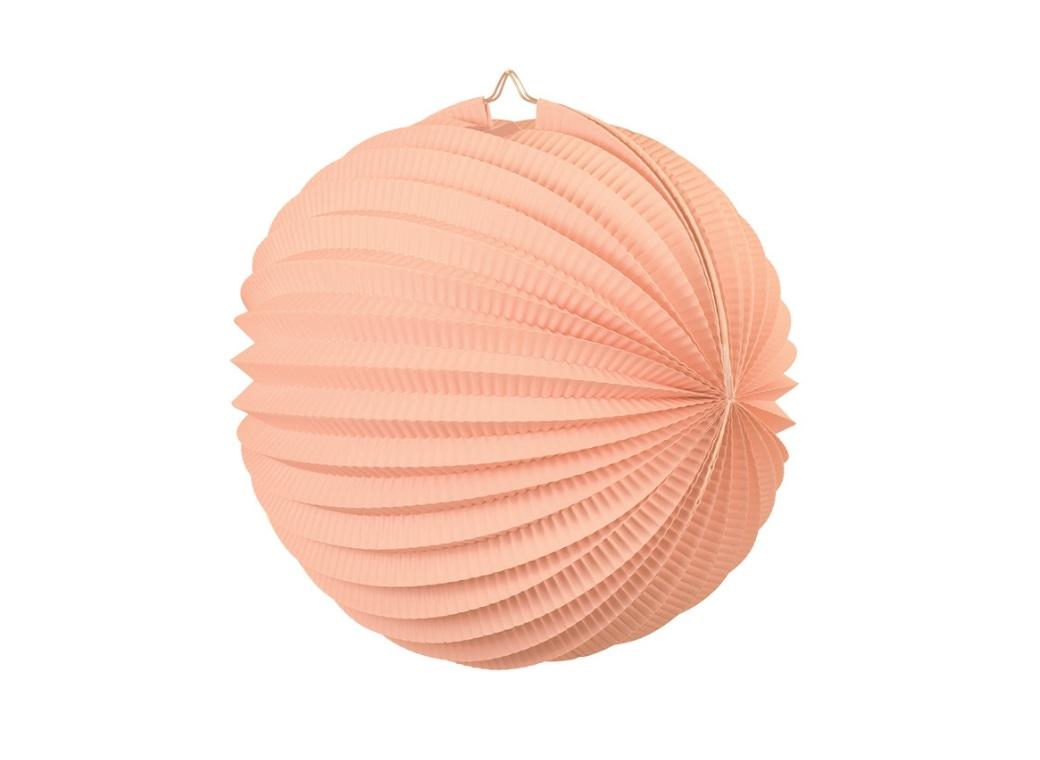 Accordion Lantern 25cm - Peach