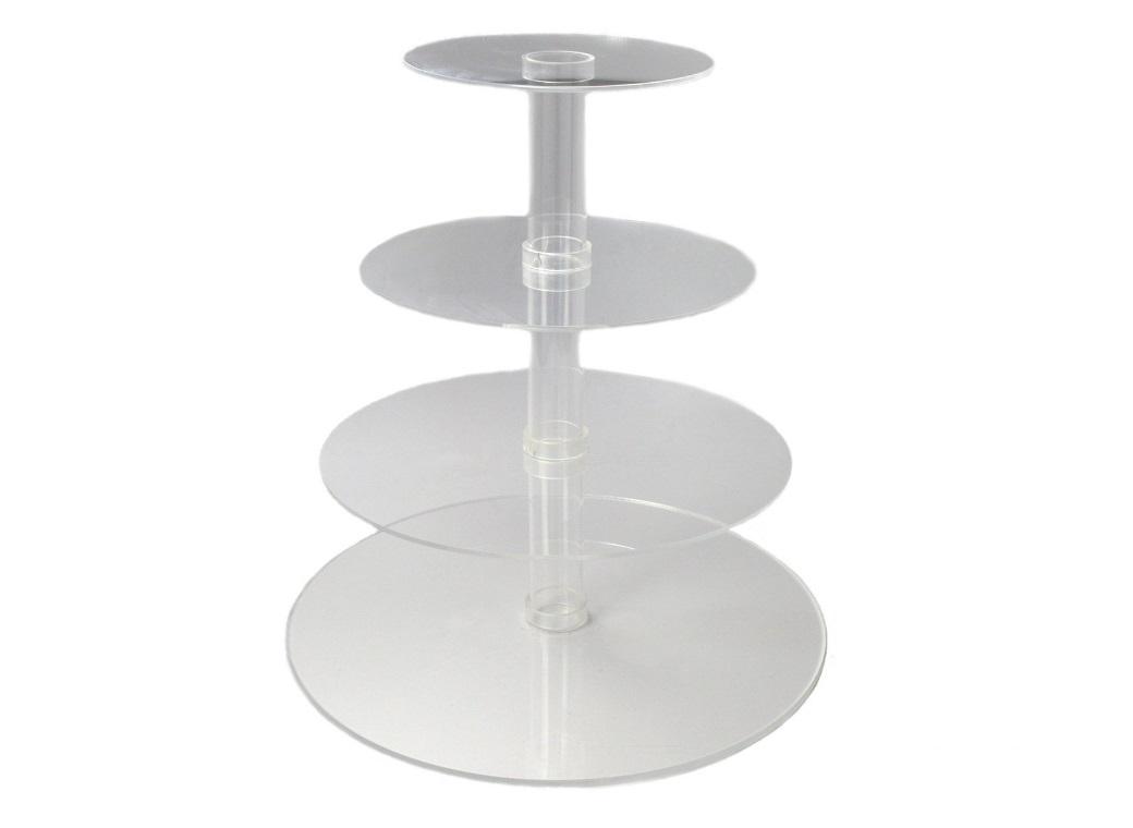 Acrylic Cupcake Stand - 4 Tier