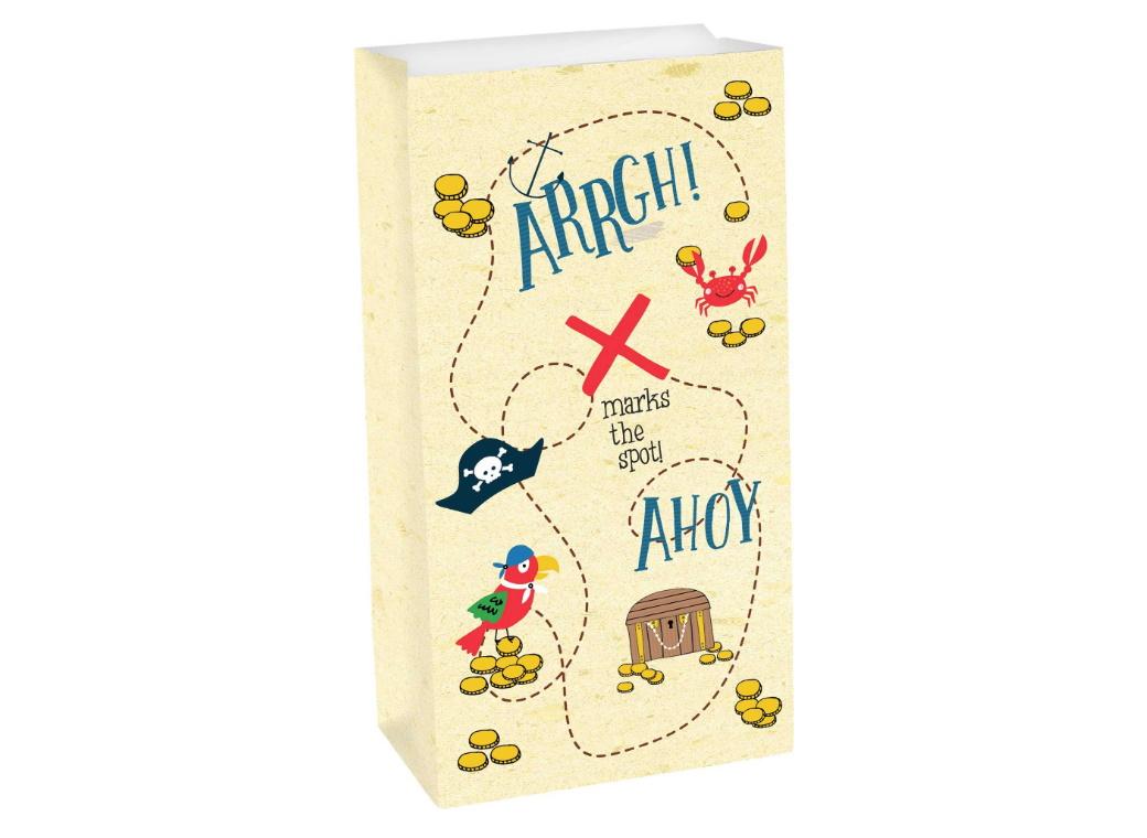 Ahoy Pirate Treat Bags 8pk