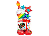 AirLoonz Birthday Icons Foil Balloon