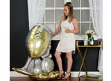 AirLoonz Bubbly Wine Glass Foil Balloon