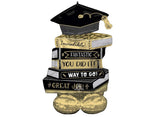 AirLoonz Graduation Books Foil Balloon