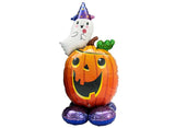 AirLoonz Ghost & Pumpkin Foil Balloon